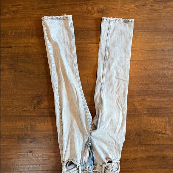 Abercrombie & Fitch Ultra High Rise Ankle Straight Jeans | Size 24 00 Short - Picture 3 of 7